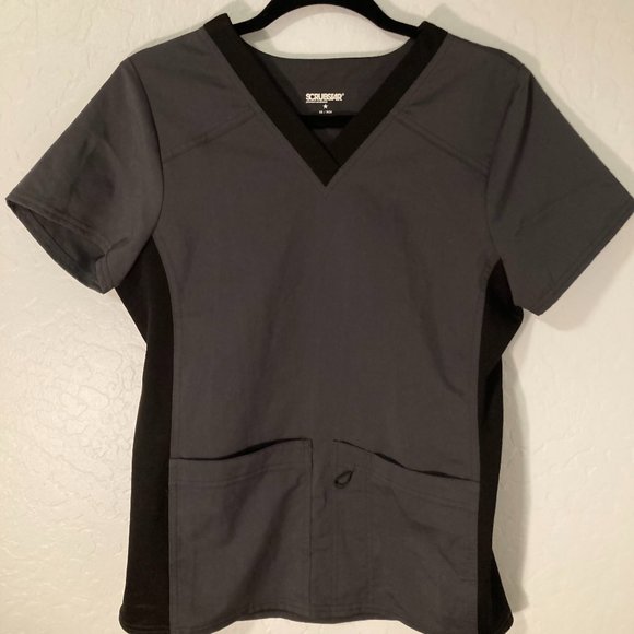 Gray Scrub Top - Picture 1 of 1